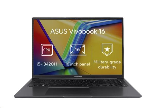 ASUS Vivobook 16 X1605VA-MB1680W, i5-13420H, 16.0˝ 1920x1200 WUXGA, UMA, 16GB, SSD 512GB, W11H